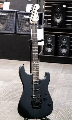 Charvel Guitars - Pro-Mod San Dimas Style 1 HSS FR E Sassafras, Ebony Fingerboard - Satin Black 2